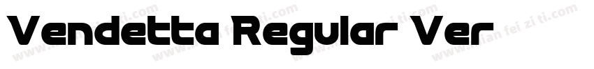 Vendetta Regular Ver字体转换